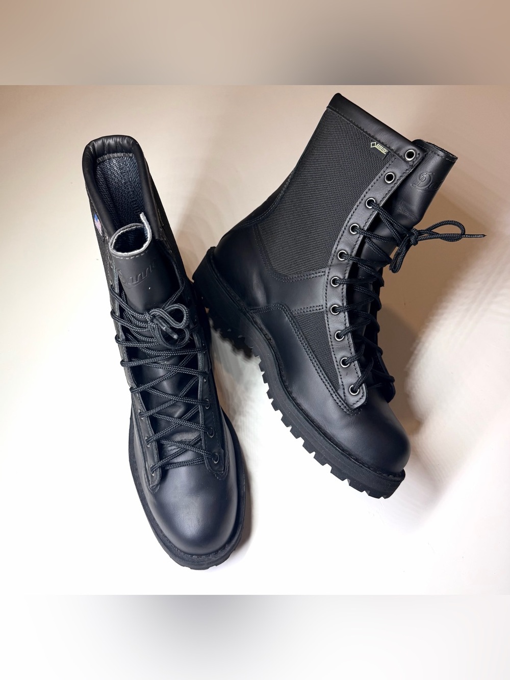 Danner Men’s Acadia 8 Inch Black Boots with Gore-Tex lining Size- 10.5 - Picture 7 of 9